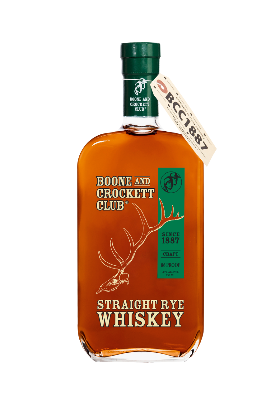 Boone and Crockett Club Straight Rye Whiskey 750ml bottle