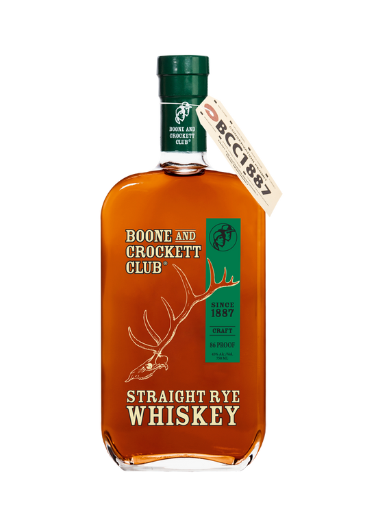 Boone and Crockett Club Straight Rye Whiskey 750ml bottle